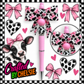 Cow print pen