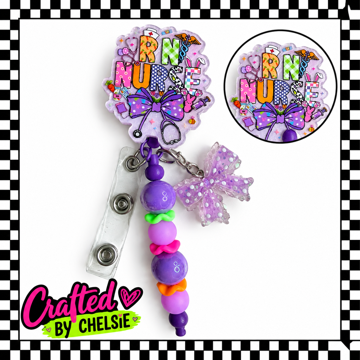 Nurse Badge Reel