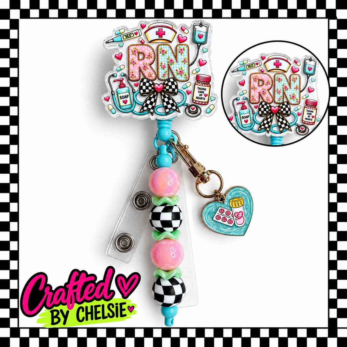 Nurse Badge Reel
